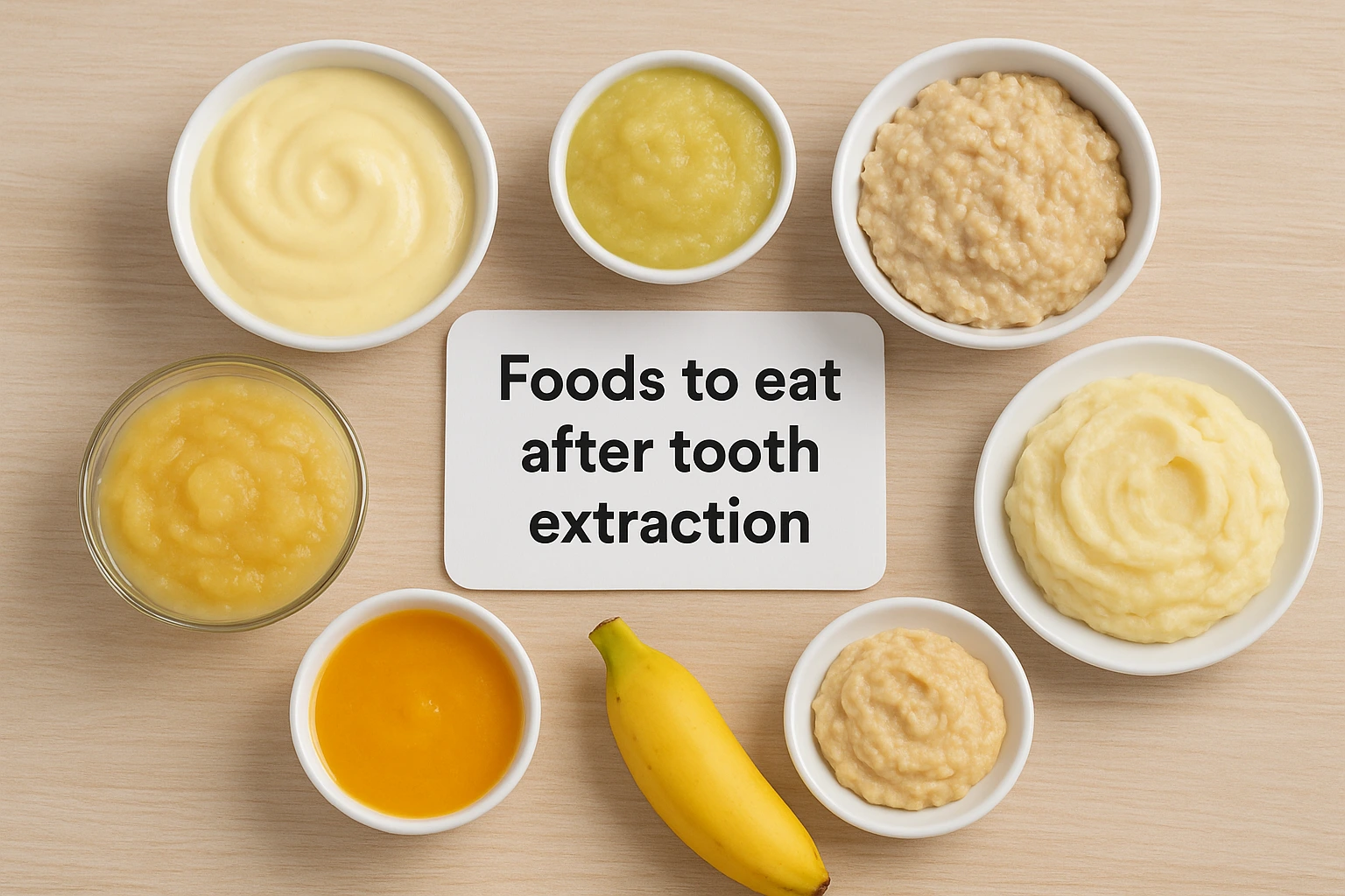 Foods to eat after tooth extraction​